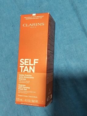 Clarins Self Tan Express self-tanninh Fresh Gel — NIB
